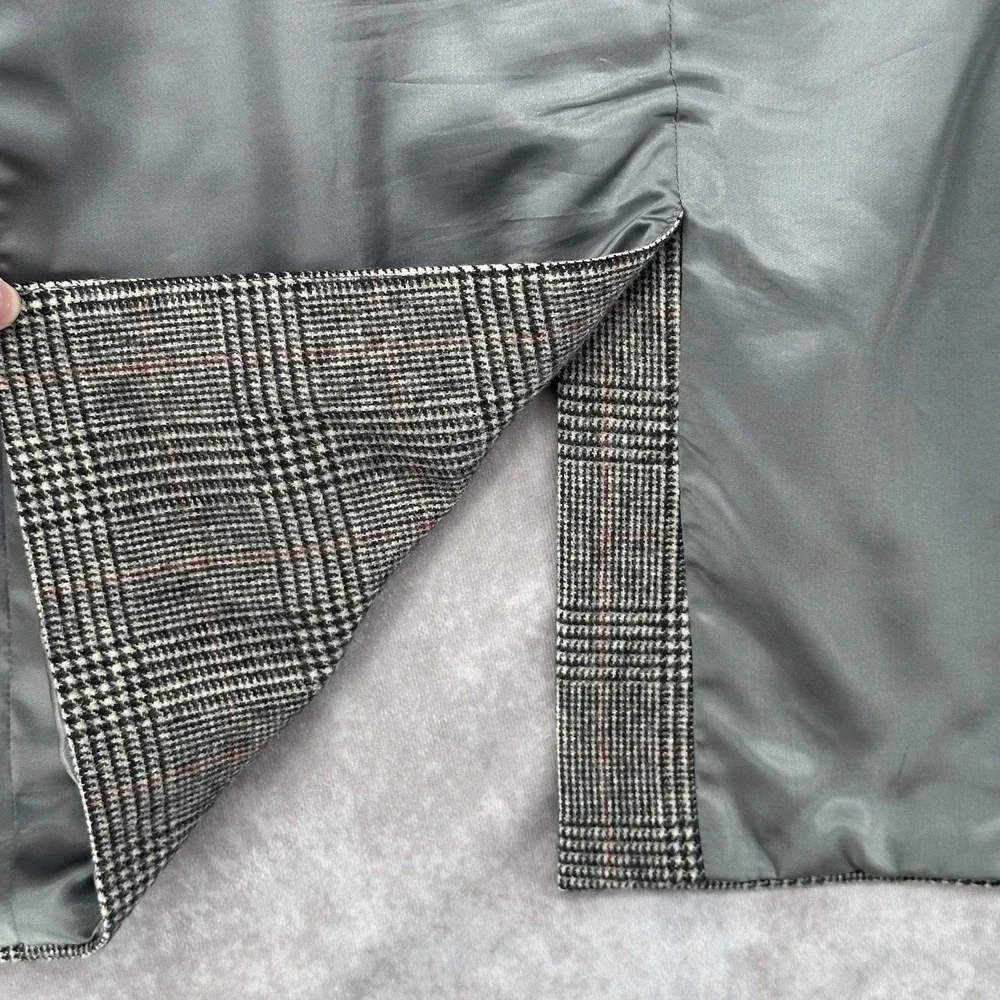 Brooks Brothers Men's 100% Camel Hair Grey Plaid Blazer Sz 42R - Picture 7 of 12